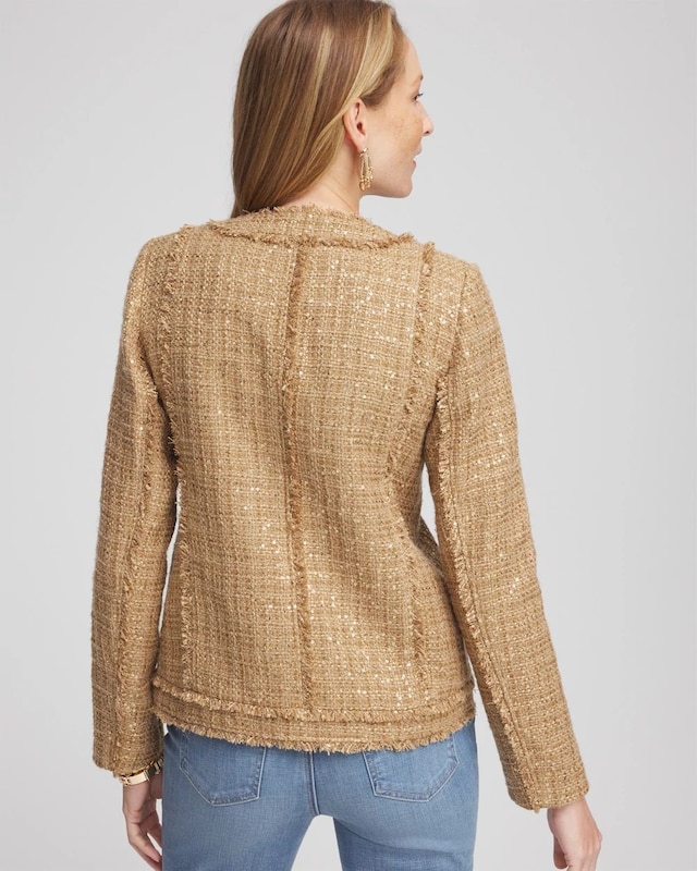 Gold Tweed Jacket - image 3